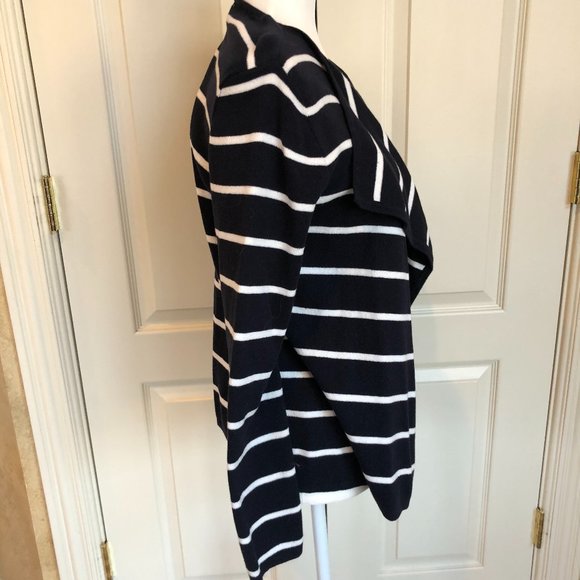 Christopher & Banks Striped Open Front Cardigan - Picture 4 of 4
